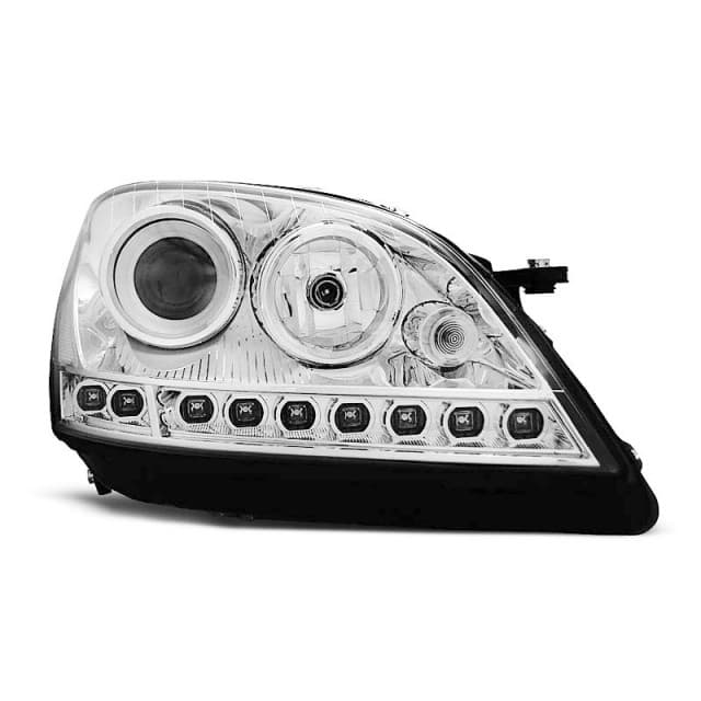 Phares de jour chrome s'adaptent à mercedes w164 ml m-classe 05-07