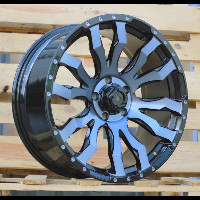 4 jantes 9.0 20 5x127 noir brillant