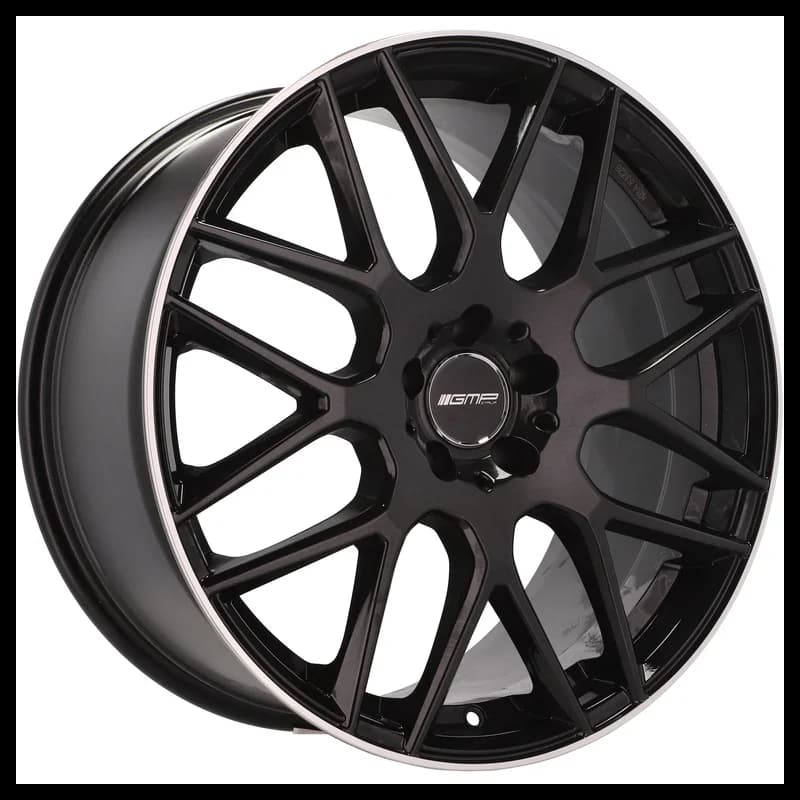 4 jantes 8.0 18 5x112 noir brillant