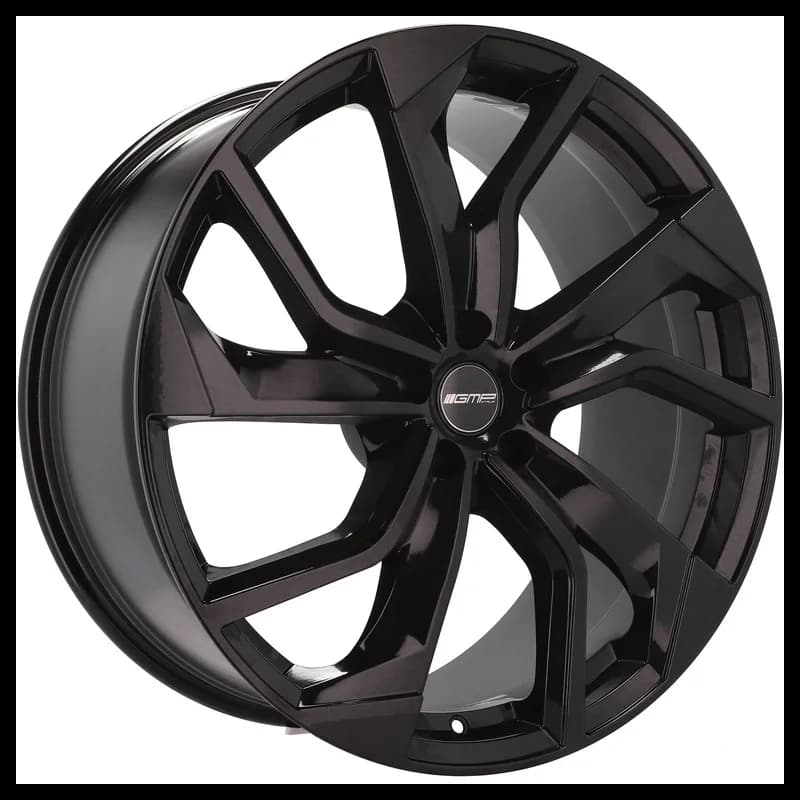 4 jantes 10.0 21 5x112 noir brillant