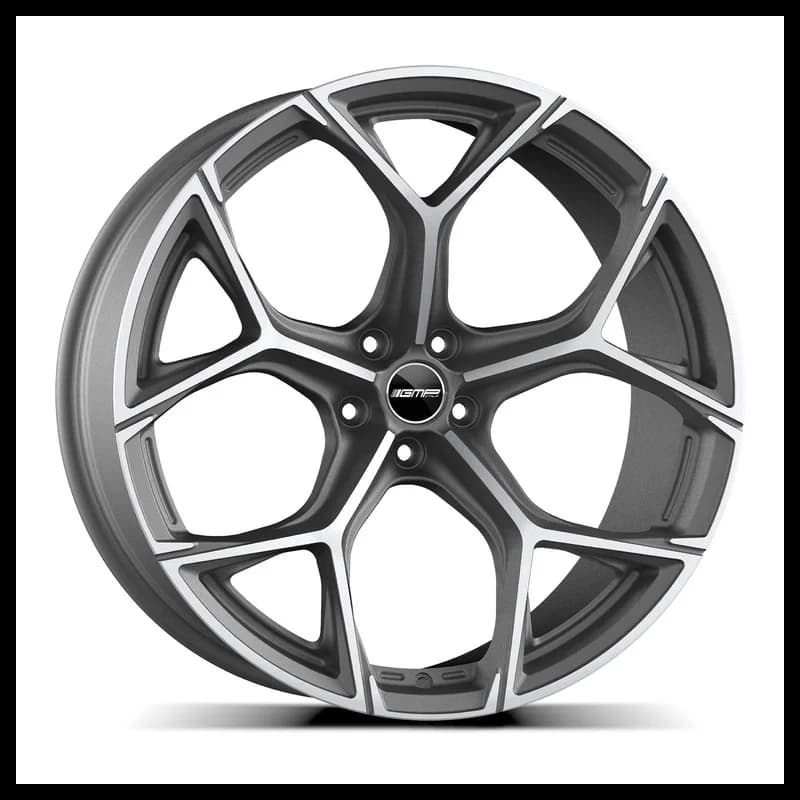 4 jantes 10.0 21 5x112 gris mat