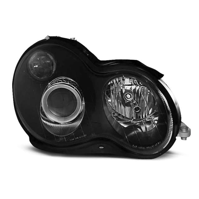 Phares noirs s'adaptent à mercedes w203 c-classe 07.00-03.04