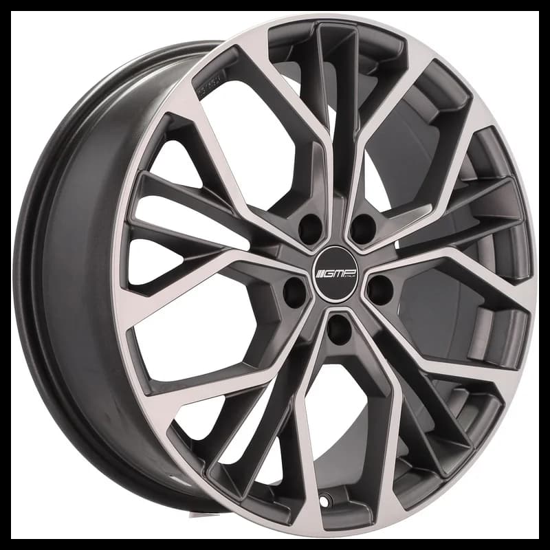 4 jantes 7.0 17 5x114.3 gris mat