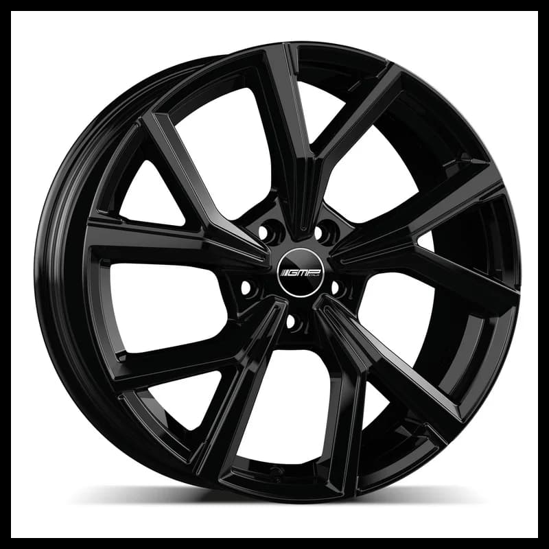 4 jantes 8.0 18 5x112 noir brillant
