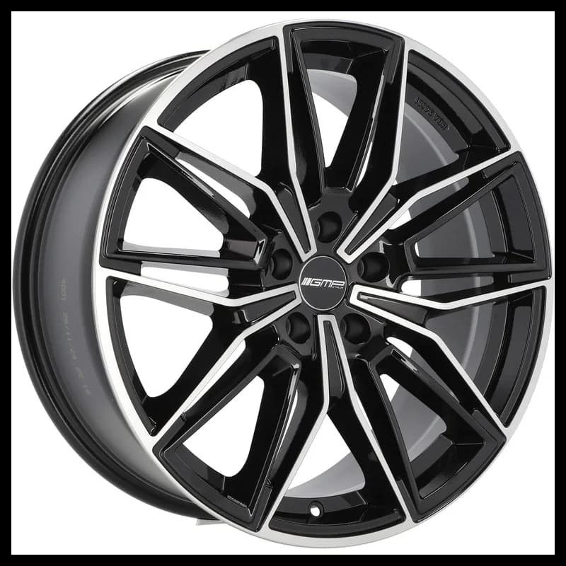 4 jantes 8.0 18 5x120 design bmw noir brillant
