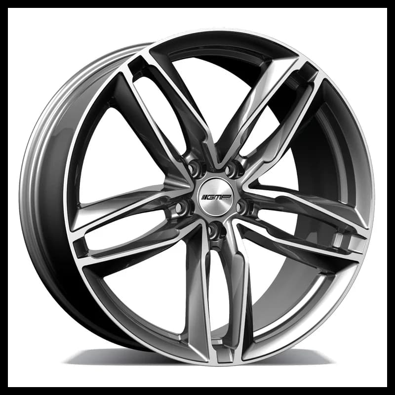 4 jantes 8.0 18 5x112 gris brillant