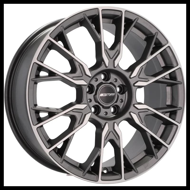 4 jantes 10.5 21 5x112 gris mat