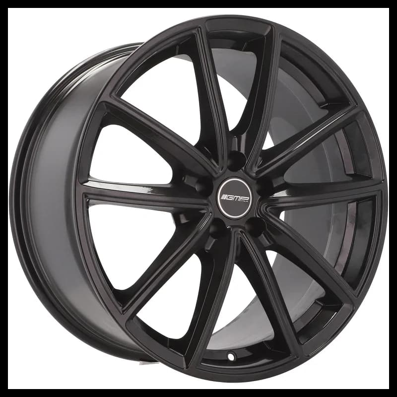 4 jantes 9.5 21 5x130 noir brillant