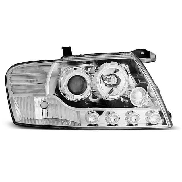 Mitsubishi pajero v60 00-06 yeux d'ange chrome