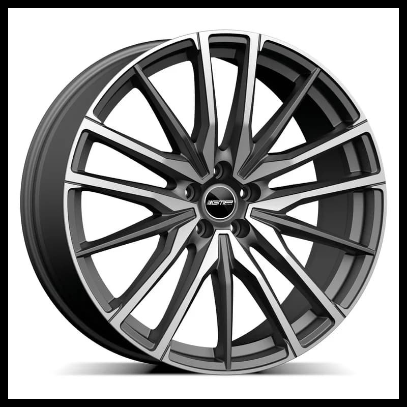 4 jantes 9.0 21 5x114.3 gris mat