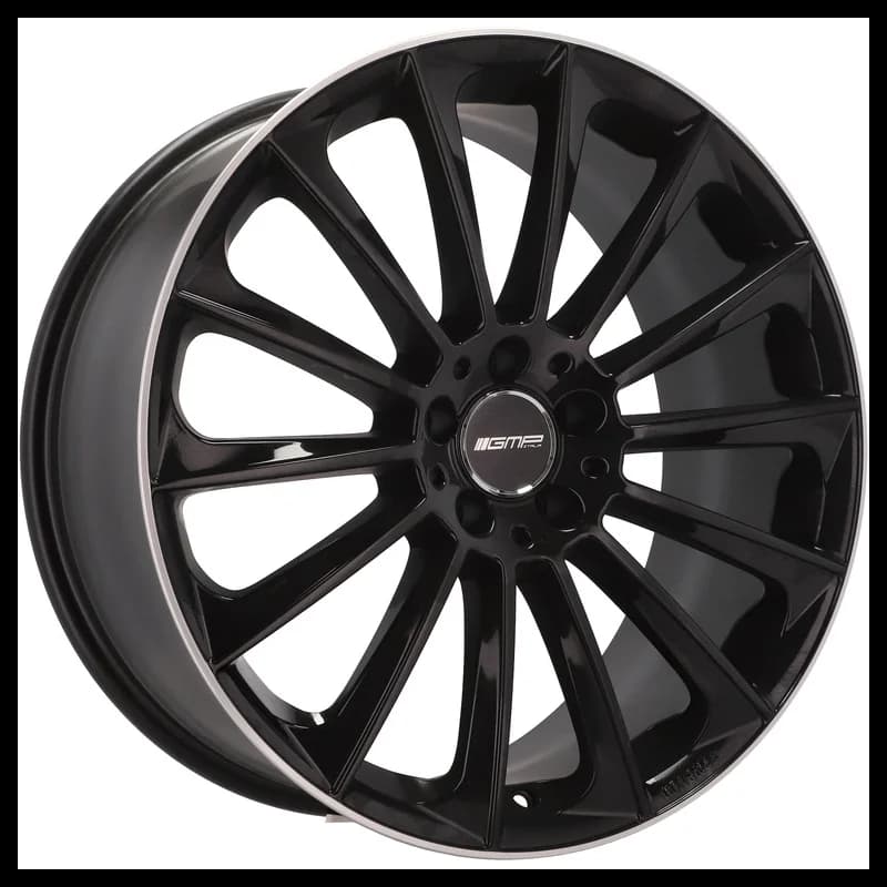 4 jantes 10.0 21 5x112 noir brillant