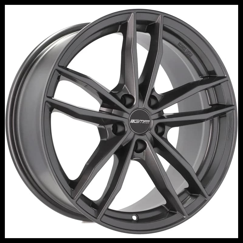 4 jantes 8.0 19 5x112 gris brillant