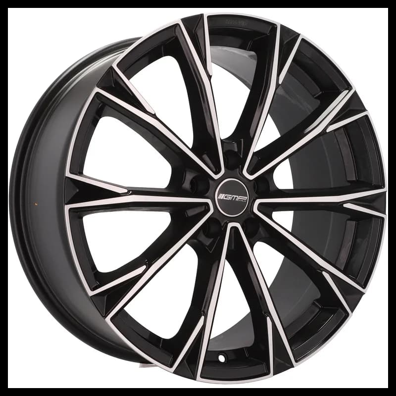 4 jantes 8.5 21 5x112 noir brillant