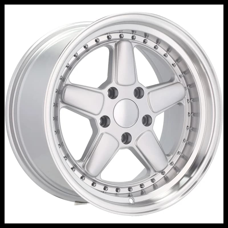 4 jantes 8.5 17 5x120 design bmw argent brillant