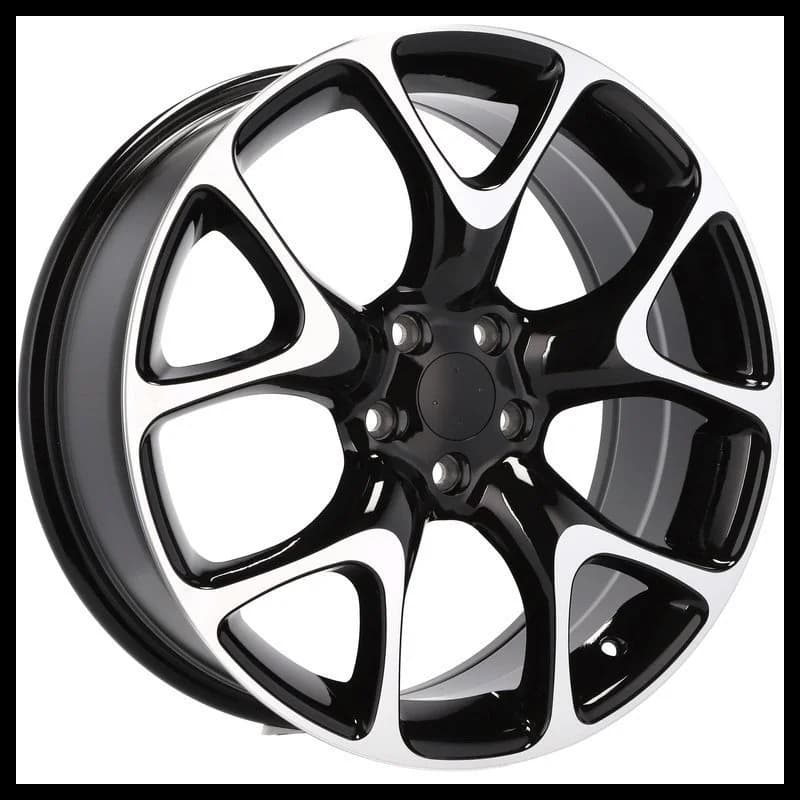4 jantes 8.5 19 5x120 design opel noir brillant