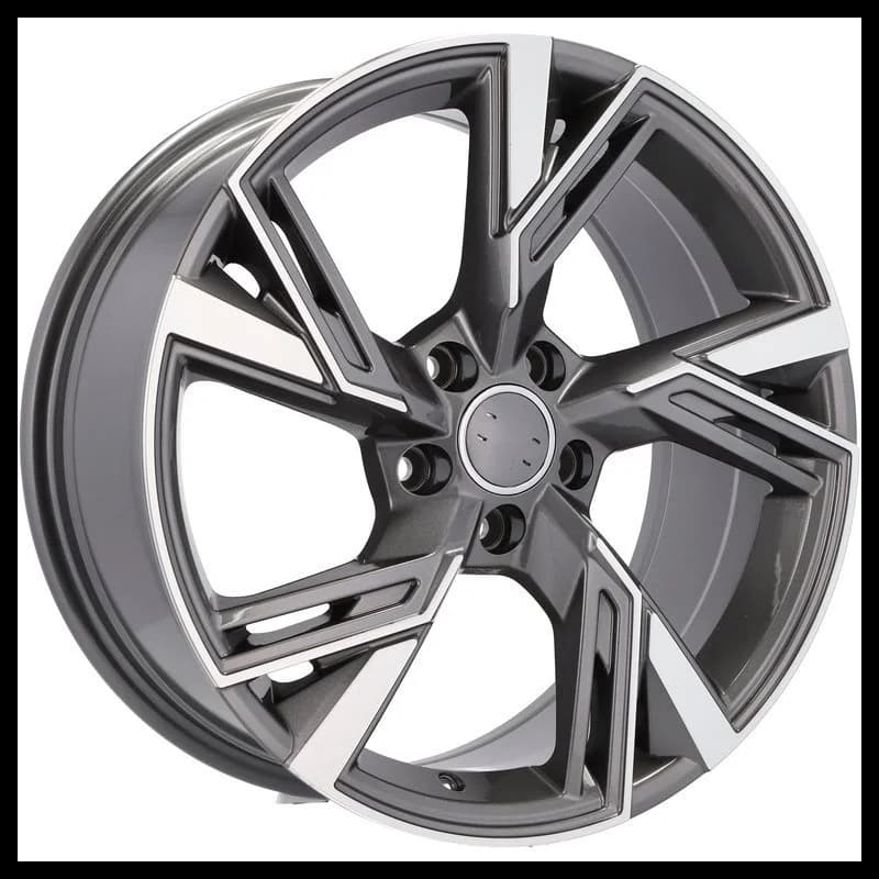 4 jantes 8.5 19 5x112 design audi gris brillant
