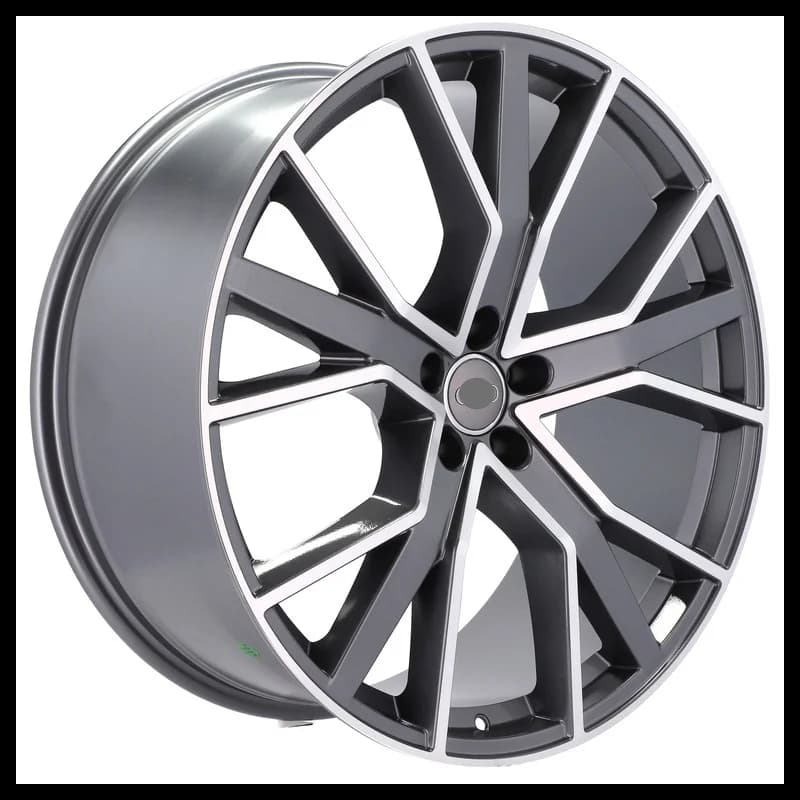 4 jantes 9.0 20 5x112 design audi gris mat