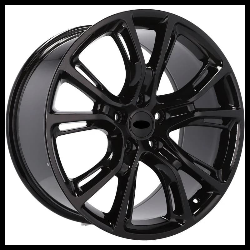 4 jantes 9.0 20 5x127 design jeep noir brillant