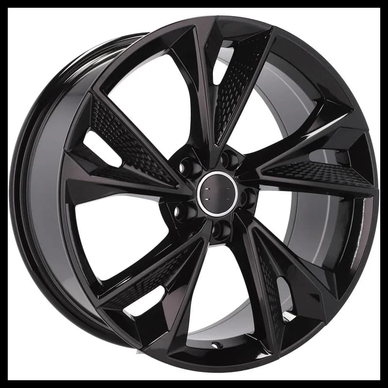 4 jantes 9.0 20 5x112 design audi noir brillant