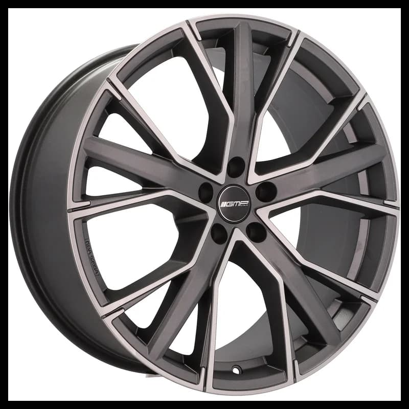 4 jantes 8.0 18 5x112 gris mat