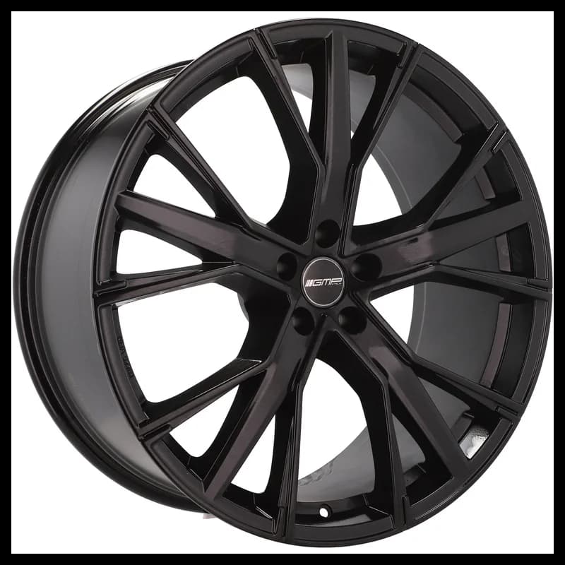 4 jantes 10.0 21 5x112 noir brillant