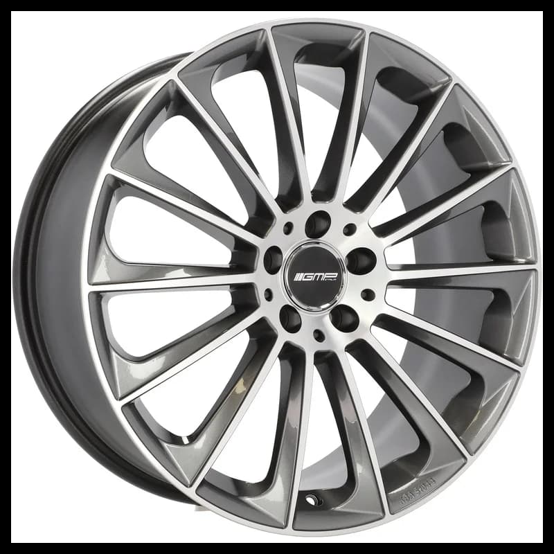 4 jantes 8.5 19 5x112 gris brillant