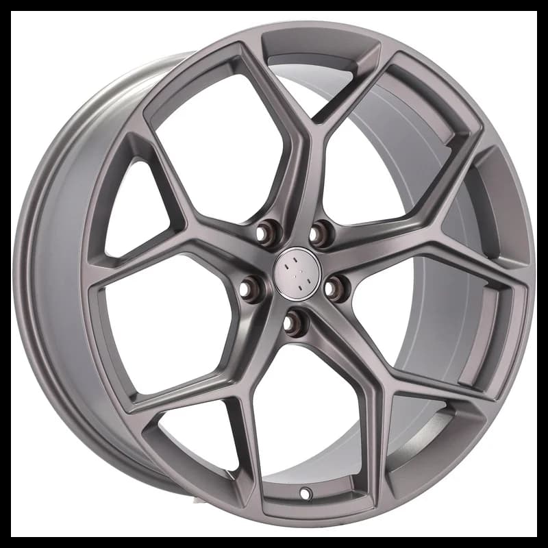 4 jantes 10.0 23 5x112 design audi gris mat