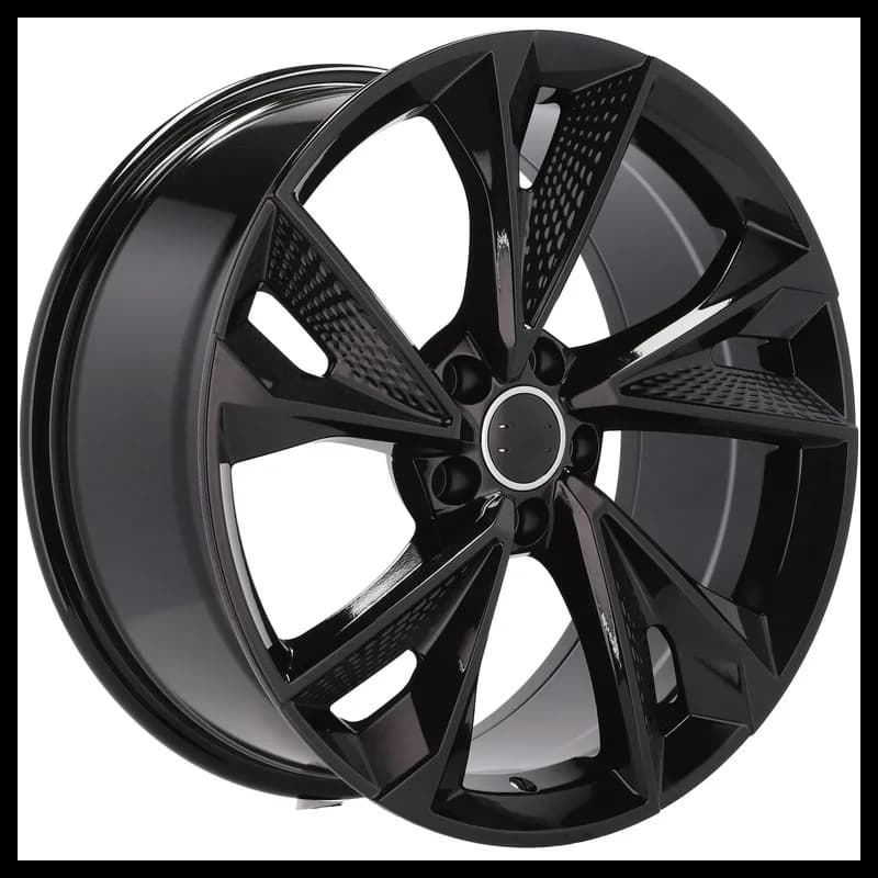 4 jantes 8.5 19 5x112 design audi noir brillant
