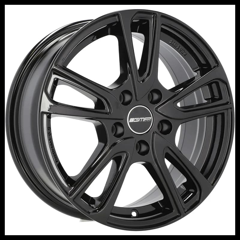 4 jantes 7.0 17 5x98 noir brillant