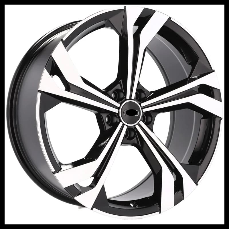 4 jantes 8.5 20 5x112 design audi noir brillant