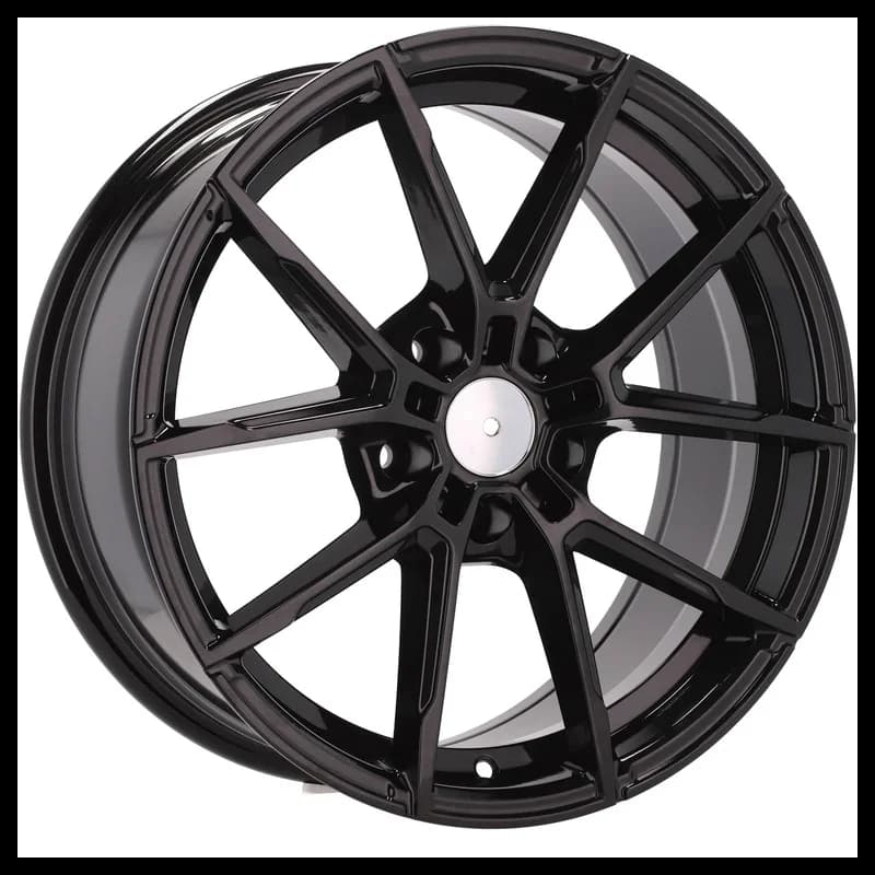 4 jantes 7.5 17 5x112 design bmw noir brillant