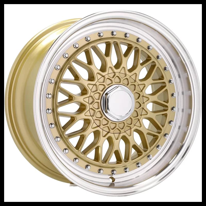 4 jantes 7.5 17 5x112 or brillant