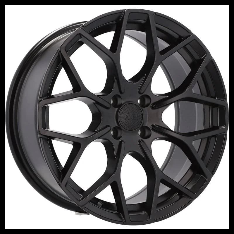 4 jantes 5.5 16 4x100 design smart noir mat
