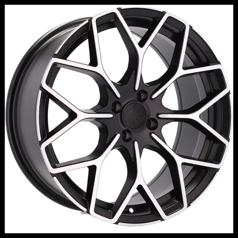 4 jantes 5.5 16 4x100 design smart noir mat