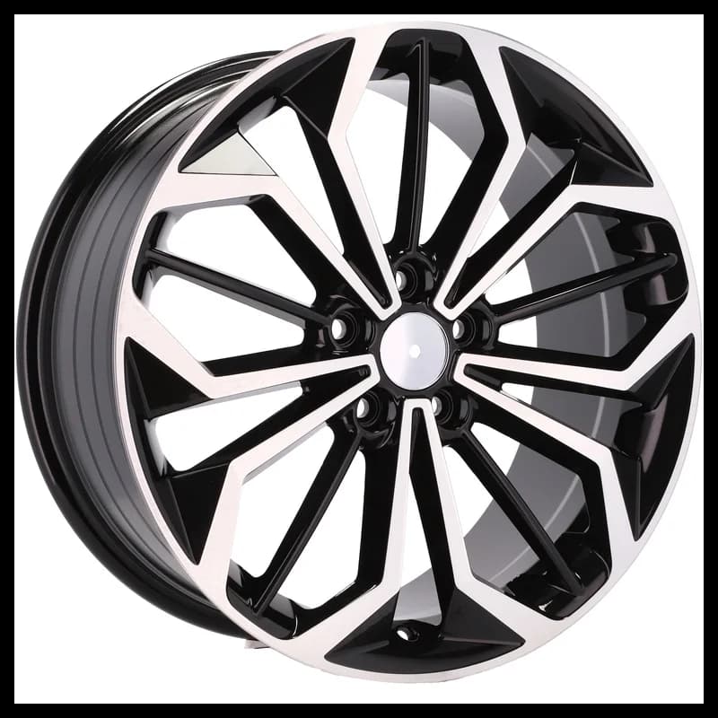 4 jantes 8.0 19 5x108 design ford noir brillant