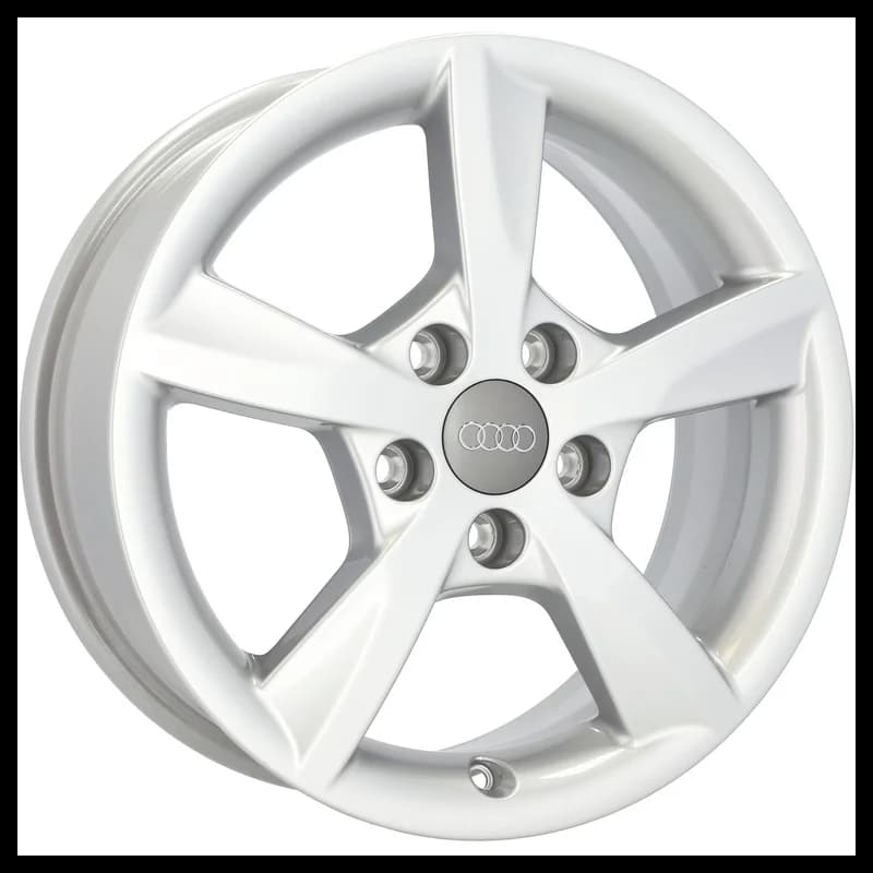 4 jantes 6.5 16 5x112 argent brillant