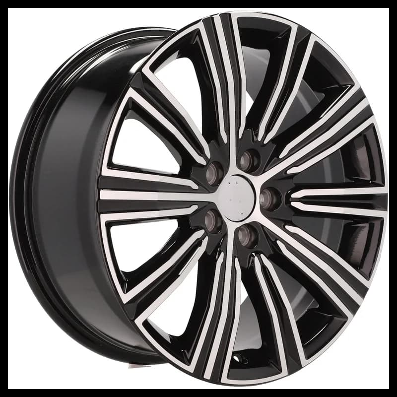 4 jantes 8.0 18 5x108 design volvo noir brillant