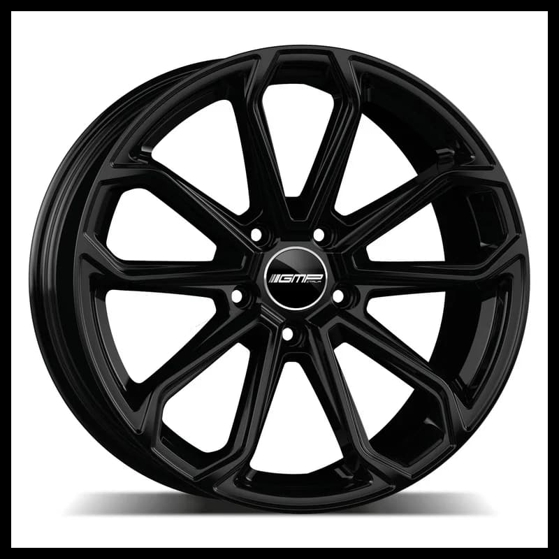 4 jantes 9.5 21 5x130 noir brillant