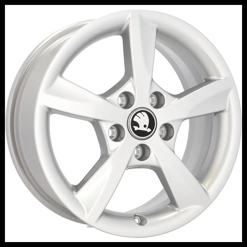 4 jantes 6.5 16 5x112 argent brillant
