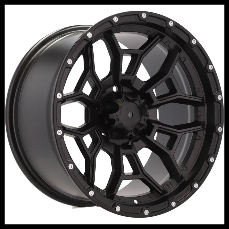 4 jantes 8.0 15 6x139.7 noir mat