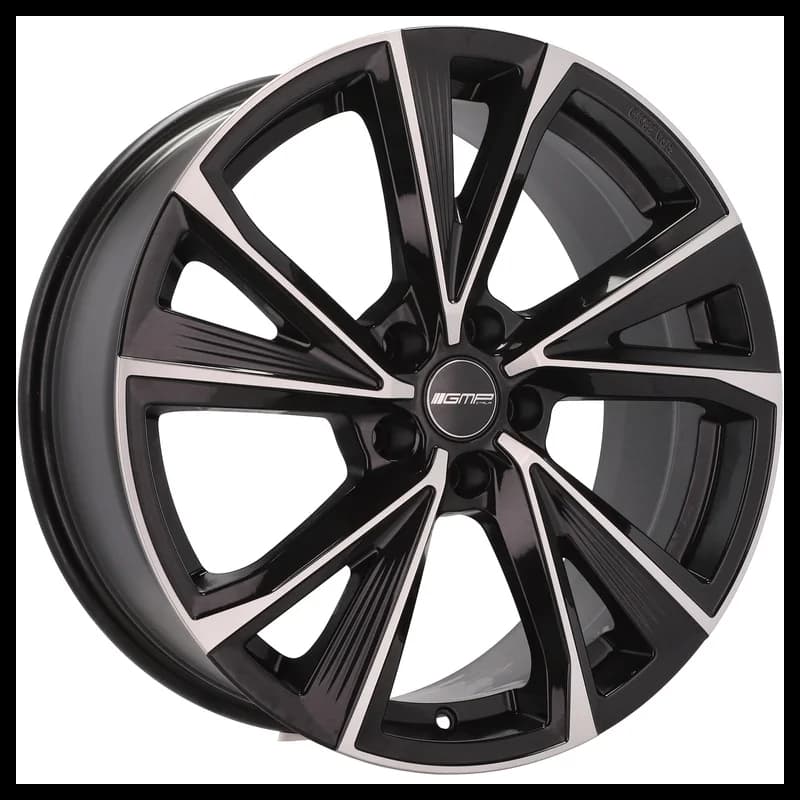 4 jantes 8.0 18 5x112 noir brillant