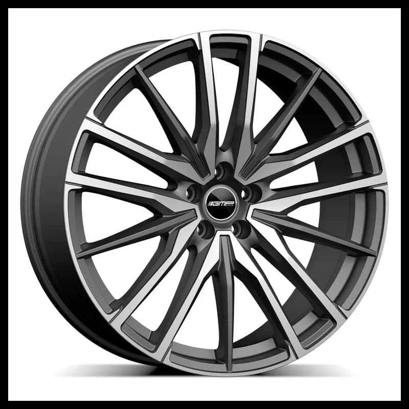 4 jantes 10.5 21 5x114.3 gris mat