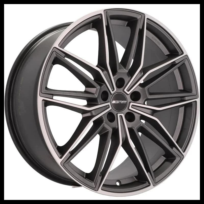 4 jantes 8.0 19 5x114.3 gris mat