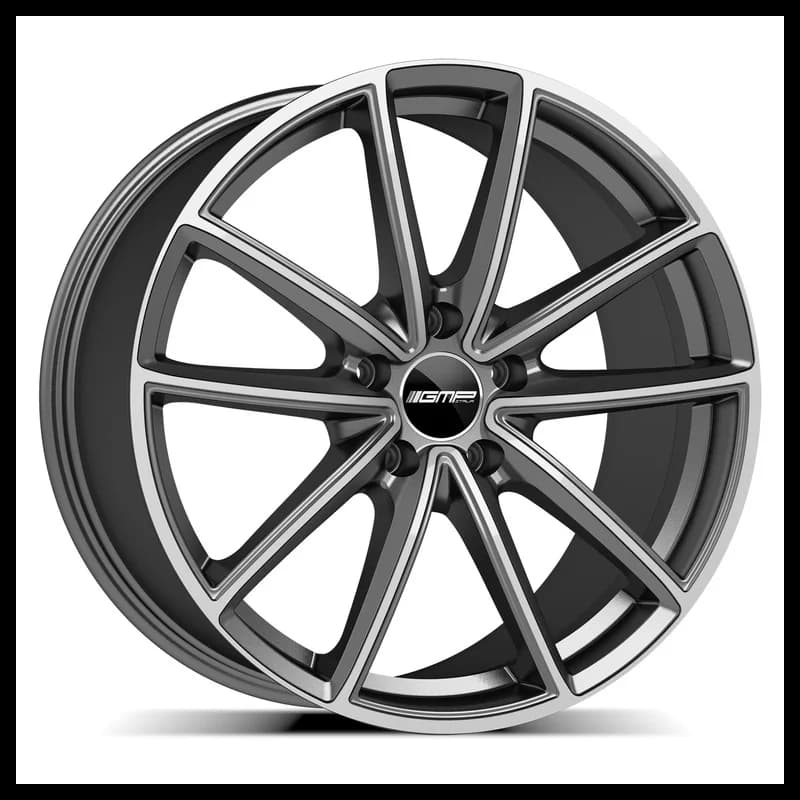 4 jantes 9.5 20 5x130 gris brillant
