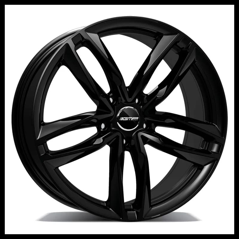 4 jantes 7.5 17 5x112 noir brillant
