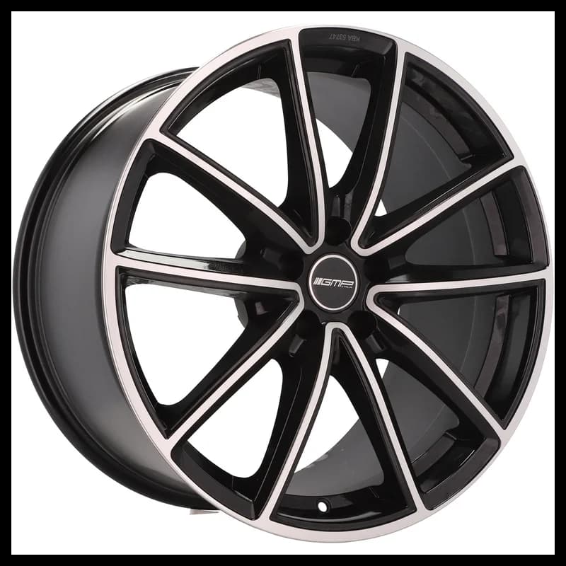 4 jantes 9.5 20 5x112 noir brillant