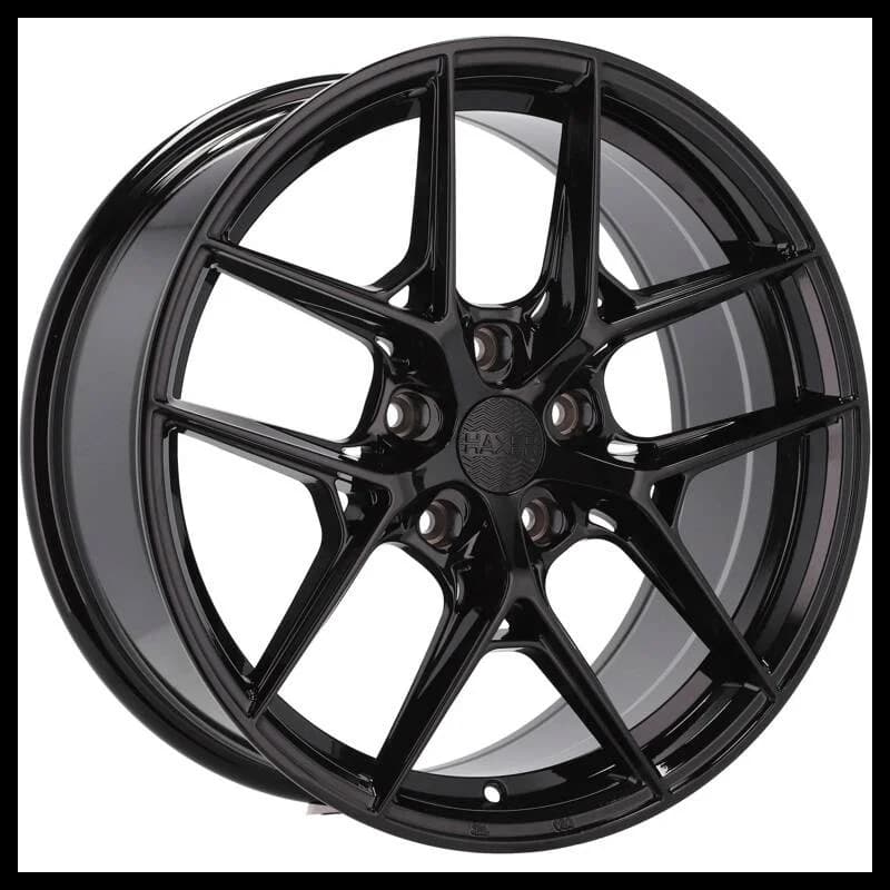 4 jantes 8.5 19 5x120 noir brillant