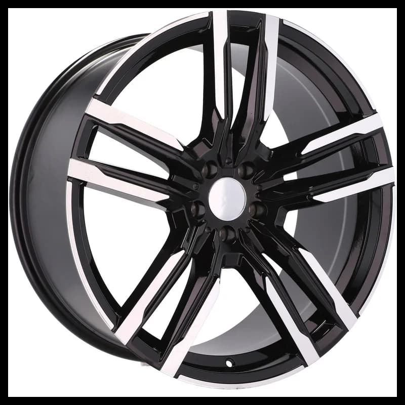 4 jantes 9.5 21 5x112 design bmw noir brillant