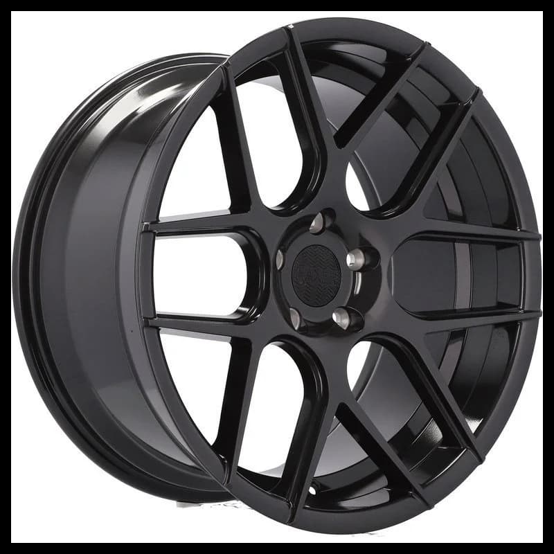 4 jantes 9.0 20 5x120 noir brillant