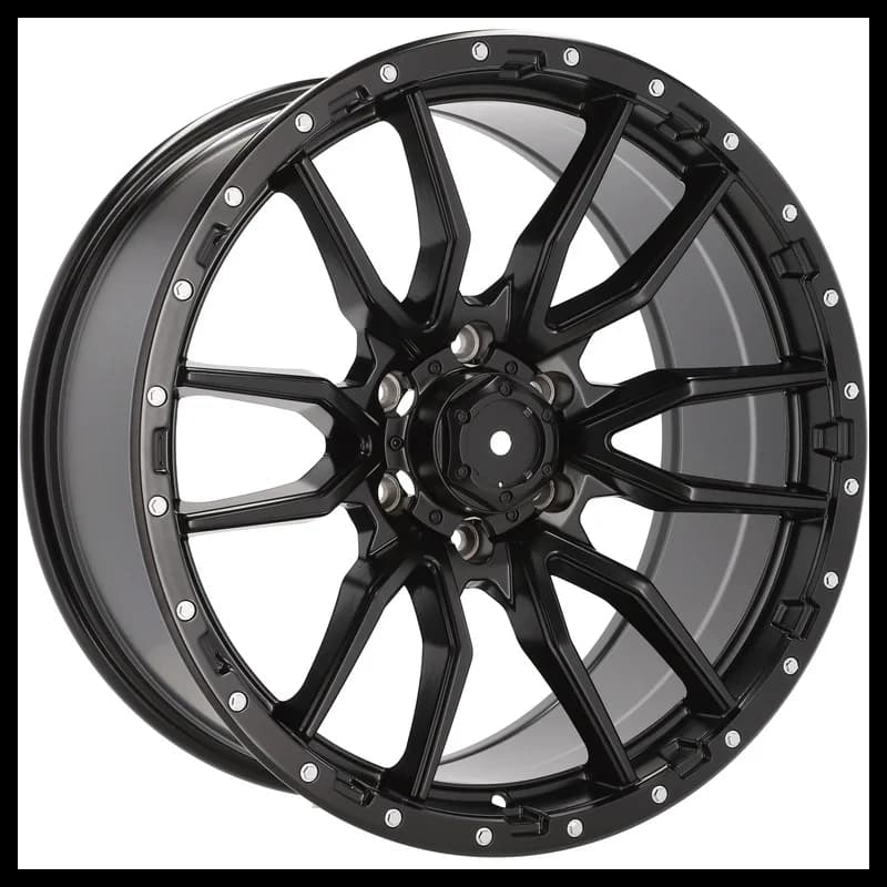 4 jantes 9.0 18 6x139.7 noir mat
